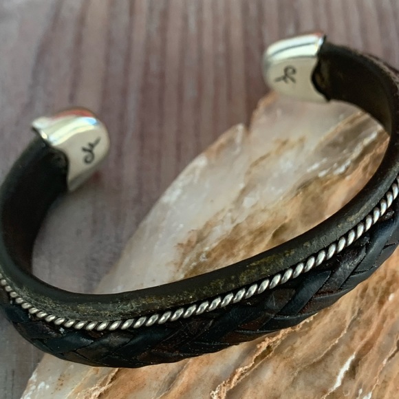 Sundance Jewelry - 🆕SUNDANCE braided leather & silver cuff